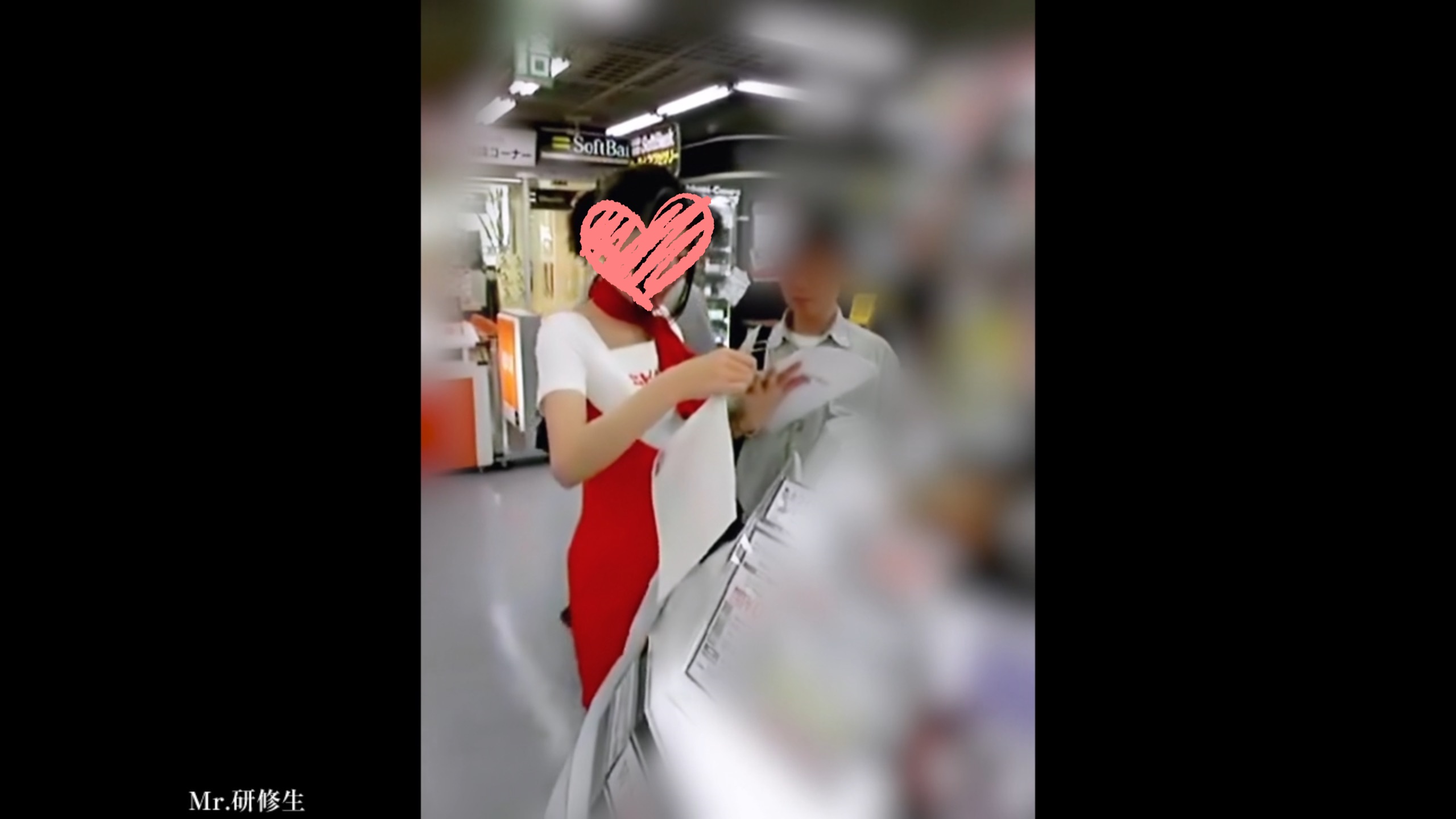 69 携帯ショップ店員キャンギャル 赤白コス 白パンツ 画像つき詳細レビュー
